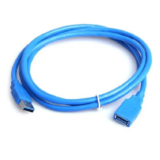 USB 3.0 extension cable with male A to female A connectors, available in 0.5m, 1m, 1.5m, and 3m lengths for laptops and peripherals