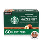 Starbucks Caramel Flavored K-Cup Coffee Pods in a box of 40, 100% Arabica coffee for Keurig brewers.