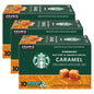 Starbucks Caramel Flavored K-Cup Coffee Pods in a box of 40, 100% Arabica coffee for Keurig brewers.