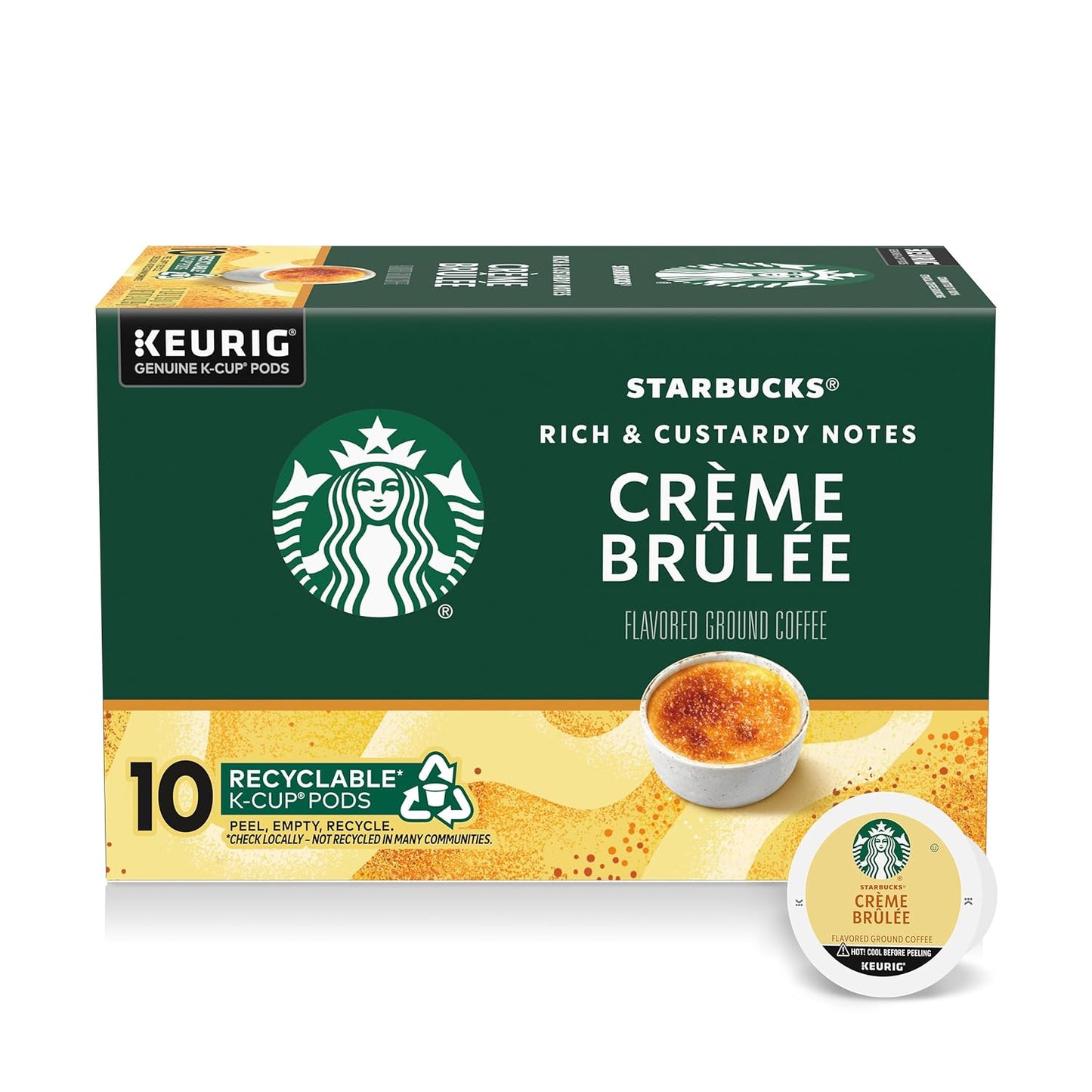 Starbucks Caramel Flavored Coffee K-Cup Pods by BACKUPMYFILESNOW.COM, 40 Arabica coffee pods in a single box.