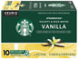 Starbucks Caramel Flavored K-Cup Coffee Pods in a box of 40, 100% Arabica coffee for Keurig brewers.