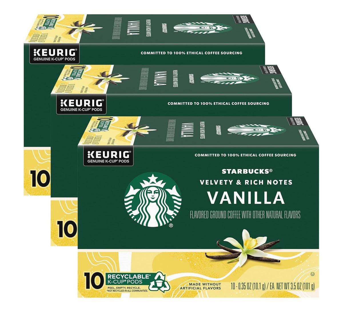 Starbucks Caramel Flavored K-Cup Coffee Pods, 40-count box of 100% Arabica coffee for Keurig brewers