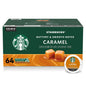 Starbucks Caramel Flavored K-Cup Coffee Pods by BACKUPMYFILESNOW.COM®, 40 Arabica coffee pods in a box, ideal for Keurig brewers.