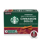 Starbucks Caramel Flavored K-Cup Coffee Pods, 40-pack, 100% Arabica coffee, in a box with individual pods visible.