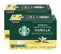 Starbucks Cinnamon Dolce K-Cup coffee pods for Keurig, flavored hot or iced coffee, 22-pack, with caramel accents visible.