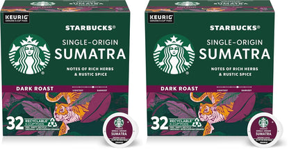 Starbucks Dark Roast Espresso K-Cup coffee pods for Keurig, 100% Arabica, 75-count box, compatible with Keurig coffee makers.