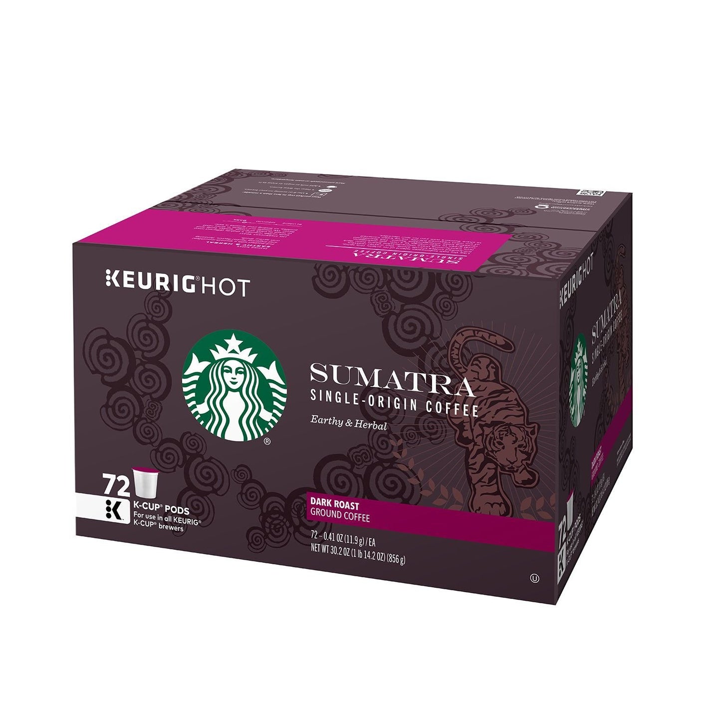 Starbucks K-Cup coffee pods, dark roast espresso for Keurig, 100% Arabica, 75 pods in a box, brewed coffee image