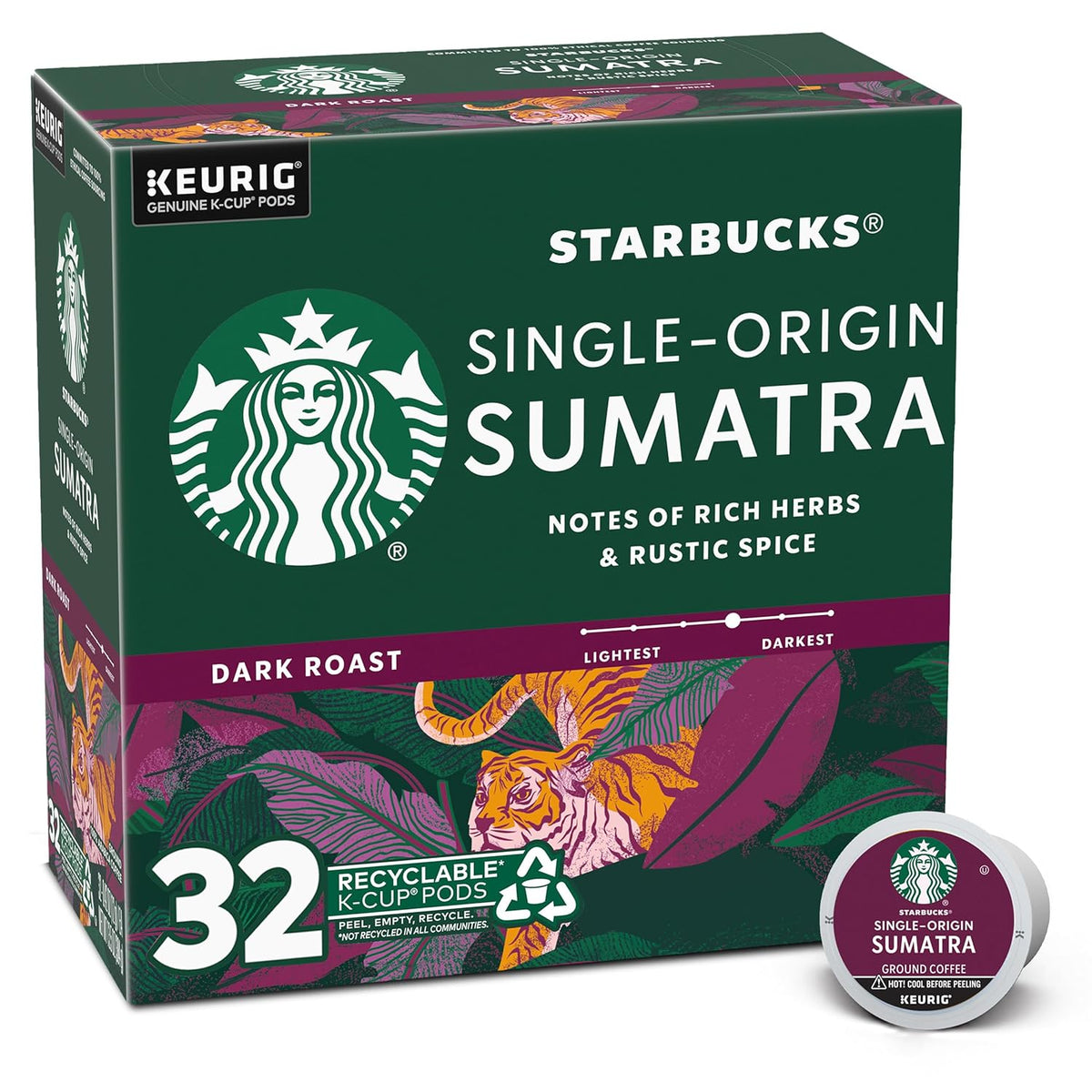 Starbucks K-Cup coffee pods, dark roast espresso blend, 75-count box for Keurig coffee makers, 100% Arabica beans, by BACKUPMYFILESNOW.COM®