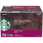 Starbucks K-Cup dark roast coffee pods for Keurig, 100% Arabica Sumatra flavor, 4 boxes, 96 pods total, by BACKUPMYFILESNOW.COM®.