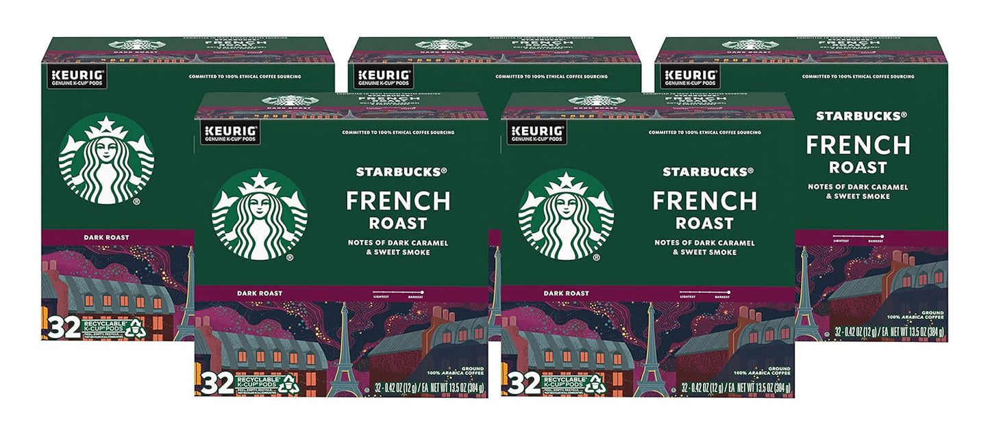 Starbucks Dark Roast Sumatra K-Cup coffee pods for Keurig brewers, 96 pods in 4 boxes, 100% Arabica coffee.