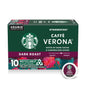 Starbucks K-Cup dark roast Sumatra coffee pods for Keurig, 96 pods in 4 boxes, 100% Arabica coffee, compatible with Keurig brewers.
