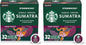 Starbucks K-Cup coffee pods, dark roast Sumatra flavor, 96 pods for Keurig brewers, 100% Arabica, four boxes.