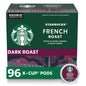 Starbucks K-Cup Dark Roast Coffee Pods, Sumatra flavor for Keurig brewers, 6 boxes with 60 100% Arabica coffee pods