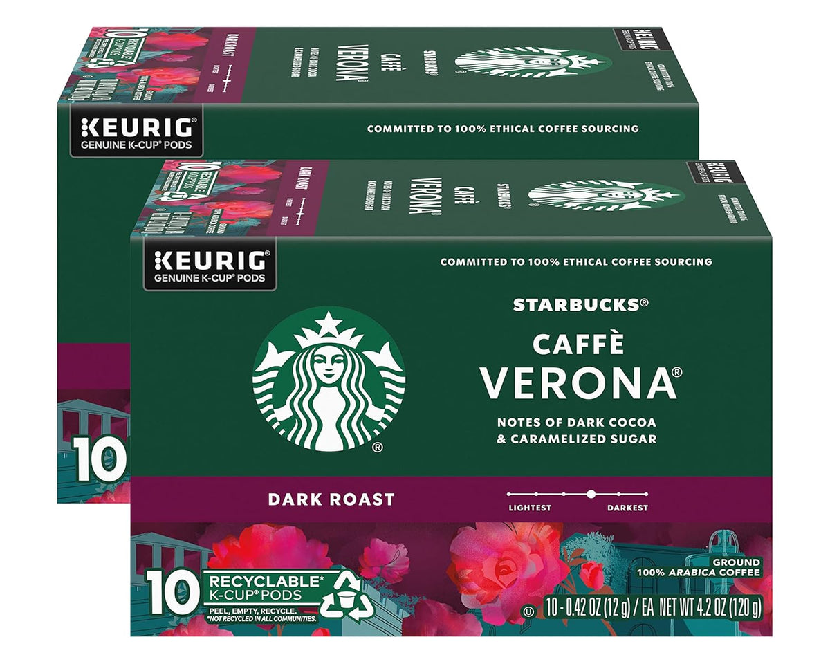Starbucks K-Cup dark roast coffee pods, Sumatra flavor, 100% Arabica, for Keurig brewers, 6 boxes with 60 pods total