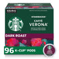 Starbucks K-Cup dark roast coffee pods, Sumatra flavor, 100% Arabica, compatible with Keurig brewers, 6 boxes with 60 pods total.