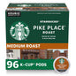 BackupMyFilesNow Starbucks K-Cup coffee pods, medium roast Pike Place blend, 16-pack for hot or iced coffee, compatible with Keurig.