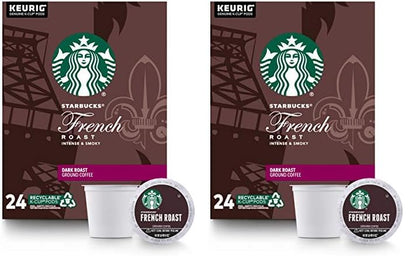 Starbucks Italian Roast Coffee K-Cup Pods, dark roast, 100% Arabica, compatible with Keurig, pack of 24 pods.