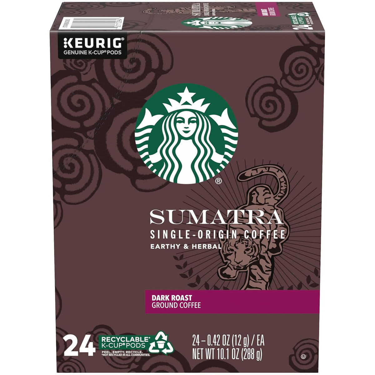 BackupMyFilesNow.com Starbucks Italian Roast Coffee K-Cup Pods, dark roast, 100% Arabica, Keurig genuine, 24-pack in two boxes.