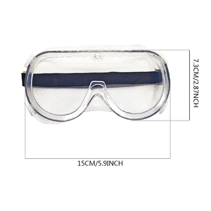 SAFETREE Lab Goggle by BACKUPMYFILESNOW.COM® with anti-splash, dust-proof safety glasses for work eye protection.