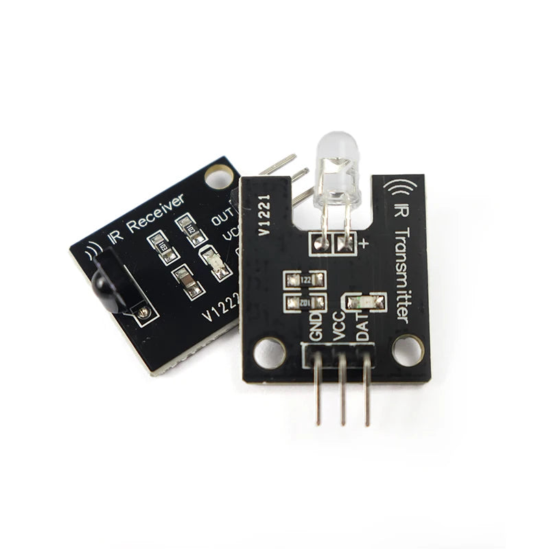 IR Infrared Transmitter Receiver Kit for Arduino, 38KHz, 10M range, for remote control, smart home, RC car, DIY electronics project