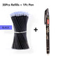 Blue office gel pen with 0.5mm needle tip and refills, suitable for school and business use, featuring erasable gel ink.