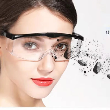 BackupMyFilesNow® anti-splash safety glasses with protective lab goggles design, dust-proof industrial wind cycling eyewear.