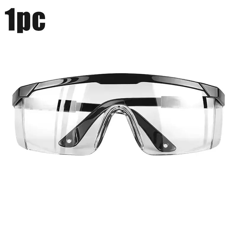BACKUPMYFILESNOW.COM® anti-splash safety glasses with protective lenses for industrial, lab, wind, dust, and cycling use.