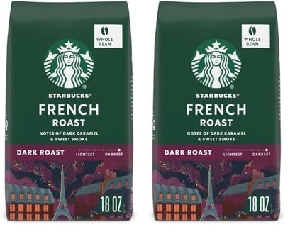 Starbucks Whole Bean Dark Roast Coffee, Espresso Roast, 18 oz bag of 100% Arabica coffee beans from BACKUPMYFILESNOW.COM®