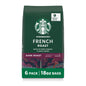 Starbucks Whole Bean Coffee dark roast espresso blend, 100% Arabica, 18 oz bag with coffee beans visible in the image.