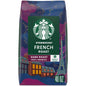 Starbucks Whole Bean Coffee, Dark Roast Espresso Roast, 100% Arabica, 18 oz bag, featuring rich coffee beans in a bag.