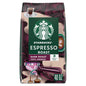Starbucks Whole Bean Dark Roast Espresso Coffee, 100% Arabica, 18 oz bag, featuring Sumatra beans and rich, bold flavor.