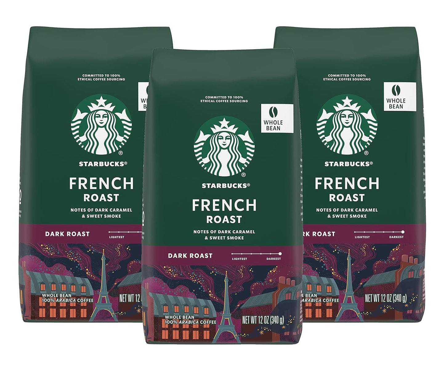 Starbucks whole bean dark roast espresso coffee, 100% Arabica, 18 oz bag with Sumatra flavor, by BACKUPMYFILESNOW.COM®.