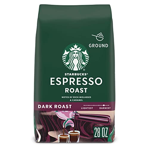 Six 18 oz bags of Starbucks Dark Roast Italian Roast Ground Coffee, 100% Arabica, in a pack from BackupMyFilesNow.com.
