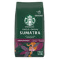 Six 18 oz bags of Starbucks Dark Roast Sumatra Ground Coffee, 100% Arabica, featuring rich, bold coffee beans in each bag.