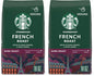 Six 18 oz bags of Starbucks Sumatra Dark Roast Ground Coffee, 100% Arabica, stacked with coffee bags and branding visible.
