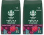Six 18 oz bags of Starbucks Dark Roast Sumatra Ground Coffee, 100% Arabica, in a pack, with coffee bags and branding visible.