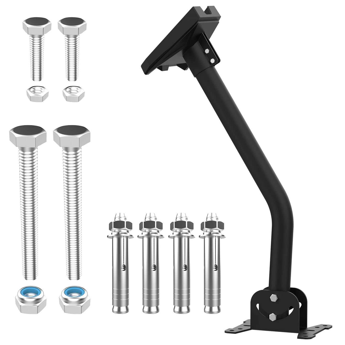 Starlink Gen 3 wall mount kit with pipe adapter and installation bracket for rooftop outdoor satellite dish installation