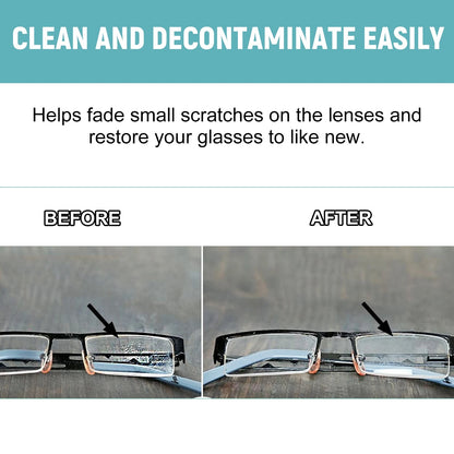 Professional lens cleaner spray for glasses, offers anti-scratch protection and dust removal, 100ml bottle by BACKUPMYFILESNOW.COM®.