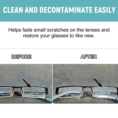 BACKUPMYFILESNOW® professional lens cleaner spray in 100ml, enhances glasses with anti-scratch protection and dust removal.