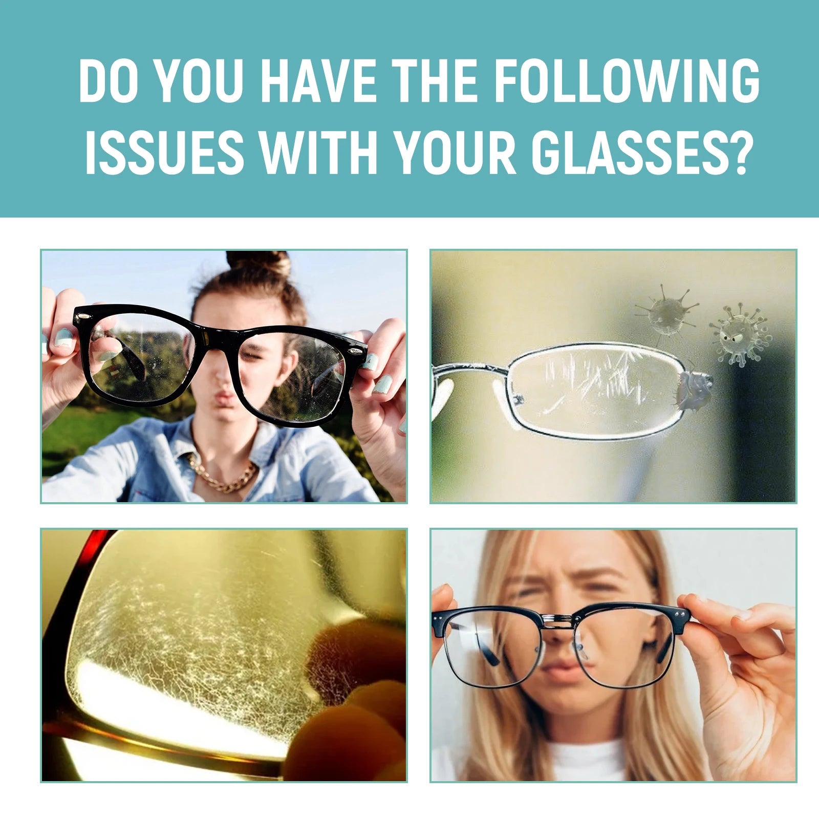 BackupMyFilesNow® professional lens cleaner spray for glasses, 100ml, anti-scratch protection, dust remover, eyewear maintenance.