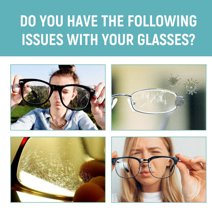 BackupMyFilesNow® professional lens cleaner spray for glasses, 100ml, anti-scratch protection, dust remover, eyewear maintenance.