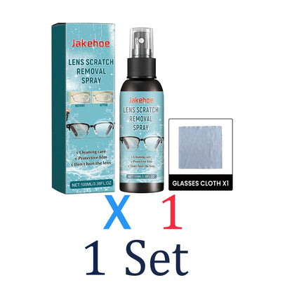 BackupMyFilesNow® professional lens cleaner spray in 100ml, protects eyewear with anti-scratch and dust removal for glasses.