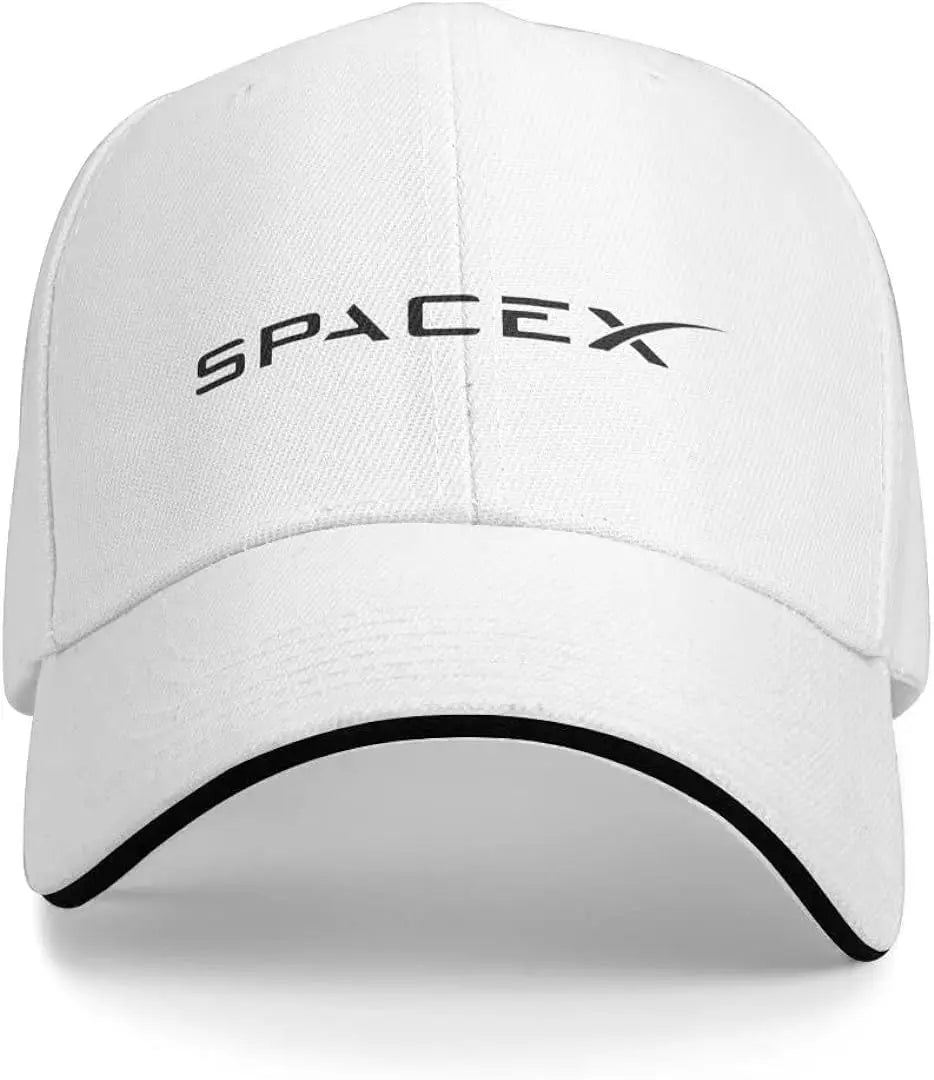SpaceX baseball cap for men and women featuring adjustable design, perfect for space fans and casual wear.