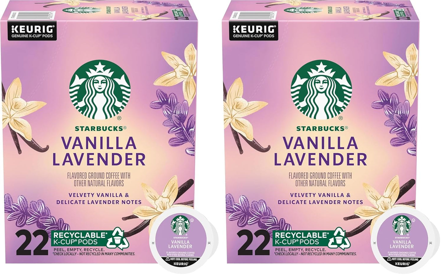 BackupMyFilesNow® Starbucks Brown Sugar Cinnamon K-Cup coffee pods, 22 flavored Keurig pods for hot or iced coffee.