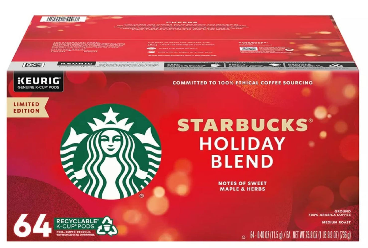 BackupMyFilesNow.com Starbucks K-Cup coffee pods, 10-pack of Pike Place Roast medium roast for hot or iced brew, Keurig compatible.