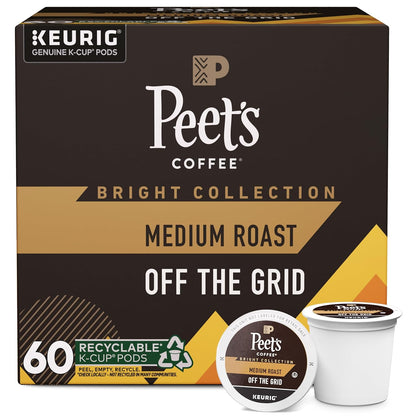 BackupMyFilesNow® Peet's Coffee Big Bang Medium Roast Arabica single-serve coffee pods, 32-count box for Keurig brewers.