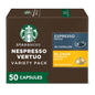 Backupmyfilesnow.com® 10-pack of 5 Starbucks Nespresso Vertuo Blonde Roast Espresso pods, 50-count, 1.35 oz each for brewing.