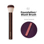 Hourglass makeup brush set with retractable professional brushes for eyeshadow, foundation, concealer, powder, bronzer, blusher, and eyeliner.