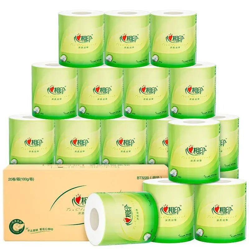 Heart print white core paper towels and toilet paper rolls from BACKUPMYFILESNOW.COM® for household wiping and stock-up needs.