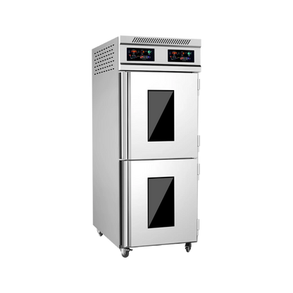 Electric fully automatic fermentation box proofer with digital control, overheat protection, 2000W, suitable for bakery use.